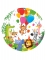 Ballon en aluminium jungle balloons 46 cm animaux de la jungle