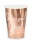 6 gobelets en carton rose gold she said yes 220 ml evjf