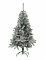 Sapin artificiel luxe effet enneigé 210 cm réaliste et stable