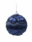 Boule pour sapin bleu nuit 8 cm à sequins
