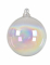 3 boules en verre irisé 8 cm pour sapin