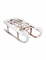 Décoration luge enneigée 37,5 cm en bois