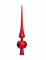 Cimier pour sapin rouge 28 cm effet métallisé