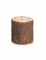 Rondin de bois support pour fleurs séchées 10 x 10 cm à 6 trous