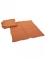 4 serviettes en gaze de coton terracotta 40 x 40 cm lavables