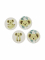 12 stickers koala ronds 4 cm