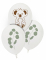 8 ballons en latex koala et eucalyptus 25 cm