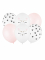 6 ballons en latex chats roses 30 cm décoration pastel