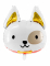 Ballon aluminium tête de chien 56 x 65 cm pour anniversaire