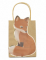 Gros plan sur l illustration du sac cadeau woodland renard
