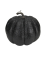 Citrouille pailletée noire 10 cm