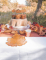Décoration de table automnale des serviettes en papier feuille d automne