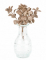 Mise en situation dans un vase des branches d eucalyptus rose gold givré à paillettes