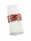 8 ronds de serviette casse-noisette avec ruban satin rouge