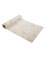 Chemin de table merry christmas velours blanc rose gold 28cm x 3m