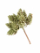 Branchage 12 pommes de pin vert givré 12,5cm décoration de Noël