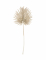 Branche feuille exotique à paillettes dorée 87cm