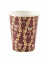 8 gobelets casse-noisette festif 255 ml en carton bordeaux