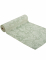 Chemin de table Noël botanique vert de gris 28cm x 3m à motifs floraux