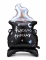 Ballon en aluminium géant chaudron 64 x 109 cm hocus pocus iridescent