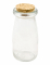 Bouteille avec bouchon liège en verre 9.5 cm