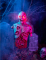 Décoration à suspendre lumineuse zombie