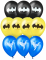 10 Ballons latex Batman™ 25x32cm