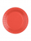 10 petites assiettes en carton rouge 17.5 cm pour dessert