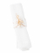 10 ronds de serviette pampas et fleurs de coton en papier blanc