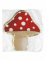 Vue de l emballage des serviettes en papier champignon rouge et blanc