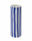 Vase en céramique bleu roi à rayures Dolce Vita 16 cm