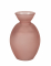 Vase verre rose 150ml finition givrée