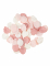 60 pétales satin ivoire, rose et vieux rose 3,5cm pour décoration