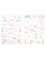 150 stickers pyjama party, autocollants festifs pastel