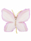 Piñata papillon carton lilas et crème 45 x 36 x 8 cm pour anniversaire