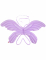 Ballon aluminium ailes de fée lilas géant 122 x 89 cm