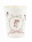 6 gobelets fée carton blanc et rose pastel 255 ml pour anniversaire