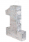 Piñata holographique argent chiffre 1 40 x 28 x 8 cm festive