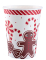10 Gobelets motif gourmandises de Noël 27 cl en carton