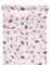 Chemin de table motif gourmandises de Noël 3m blanc festif