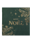 10 serviettes en papier Noël vert et doré 33cm joyeux Noël