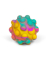 Variante rose et jaune de la balle push poppers anti-stress