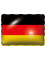 Ballon Aluminium Drapeau Allemagne 32 x 45 cm