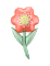 Ballon en aluminium Fleur 53 x 96 cm