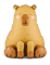 Ballon aluminium Capybara 63 x 80 cm