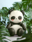 Mise en situation du ballon aluminium Panda
