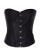 Vue de face du corset à laçage pour femme