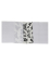 Détail de la matière et de l imprimé du corset élastique motif papillon
