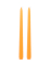 2 Bougies chandelles orange 25 cm