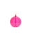 Lampe à huile en verre rose 8,5 cm